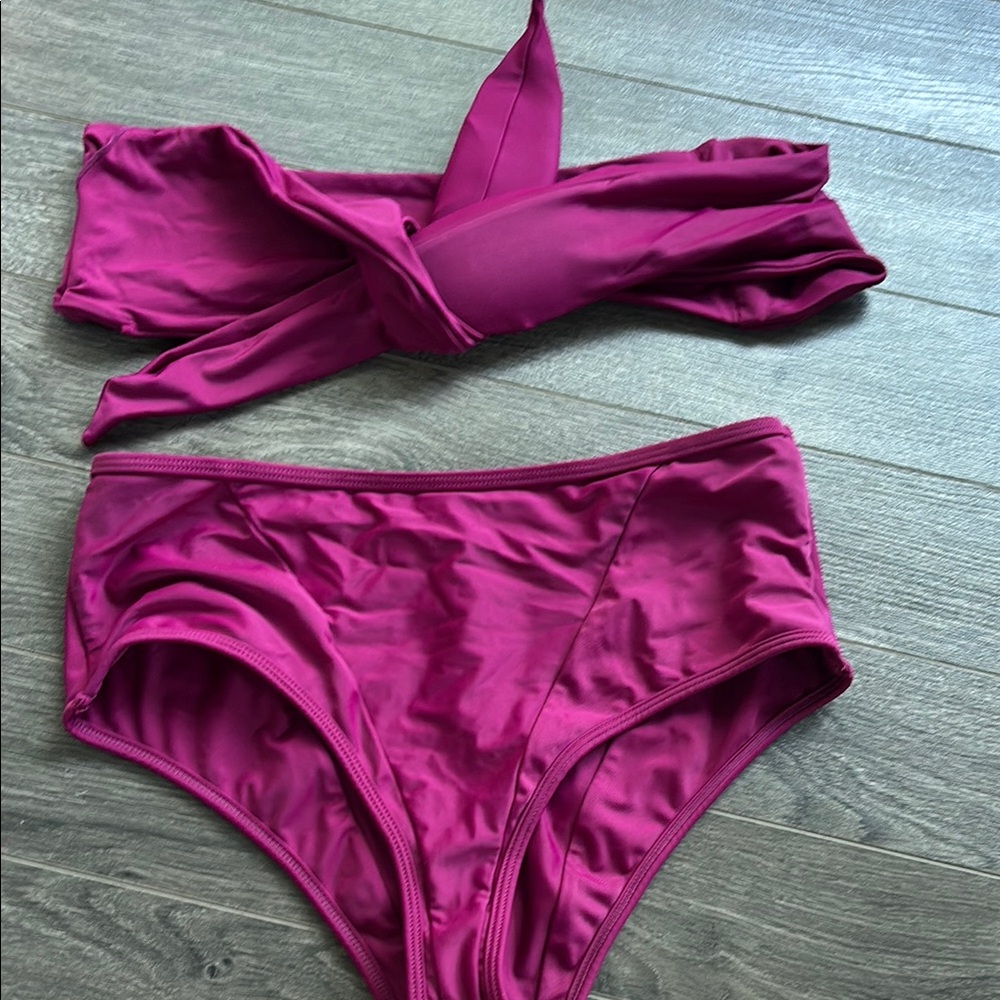 Elegant Pink Bikini Set